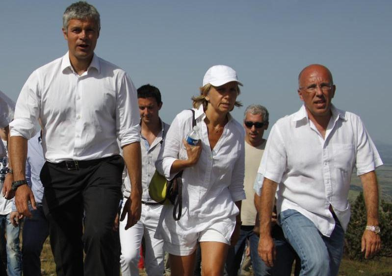 Valérie Pécresse avait accompagné L. Wauquiez dans sa montée du Mézenc en 2012.