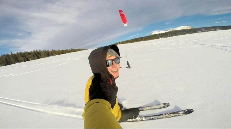 Depuis 2017, Didier Botta a repris l’école de snowkite du Mézenc. 