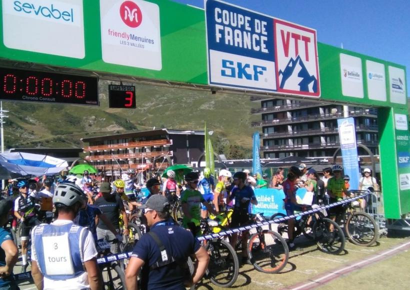 Cinquième manche de la coupe de France aux Ménuires