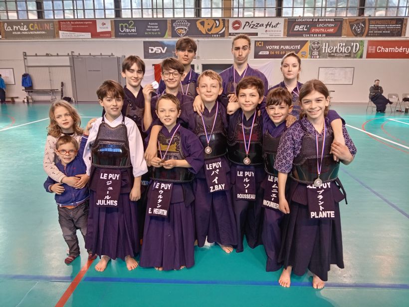 Les combattants du Puy Kendo aux championnats régionaux