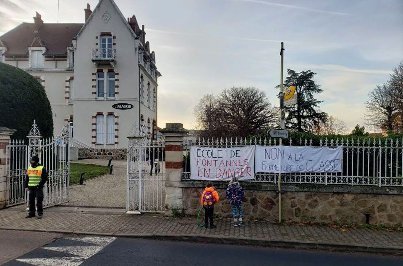 À Fontannes, parents, élèves et enseignants ne comptent pas se laisser faire comme ça.