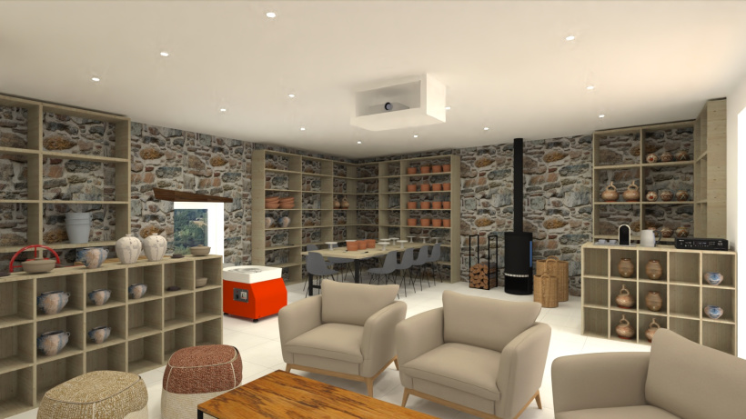 Le futur espace de la Papoterie Manalie.