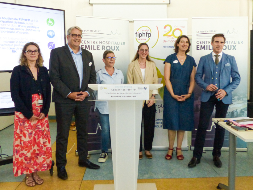 Signature de la convention FIPHFP