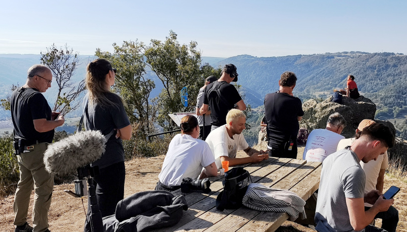 Tournage de la mini série De Camino à la chapelle de Rochegude