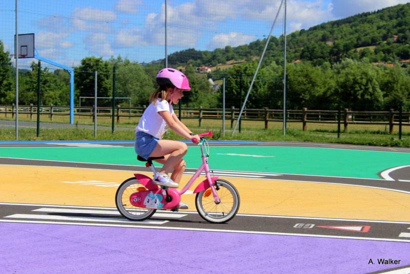 Brives-Charensac s'est doté d'un parcours d'apprentissage vélo en 2020.