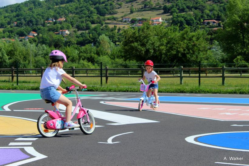 Brives-Charensac s'est doté d'un parcours d'apprentissage vélo en 2020.