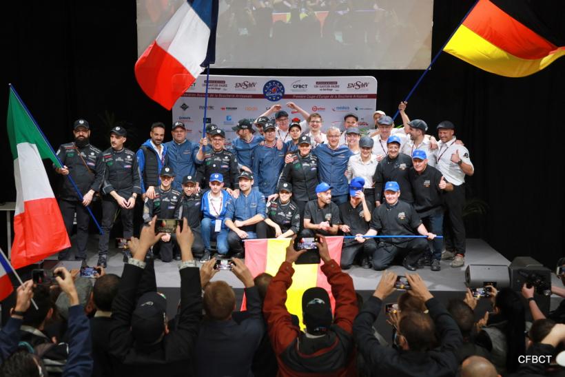 Mickael Chabanon a remporté la Coupe d'Europe de boucherie 2021 avec les Bleus.