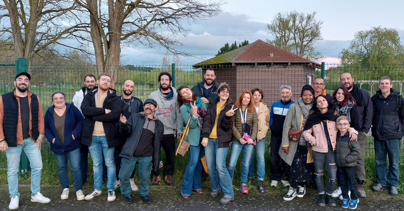 Une partie de l'équipe en charge de l'organisation du Festival Loir'en Zic.