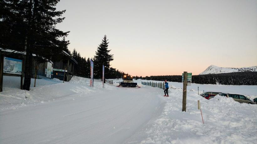 En ce moment, les 52 km de pistes nordique du Mézenc sont praticables en accès libre.