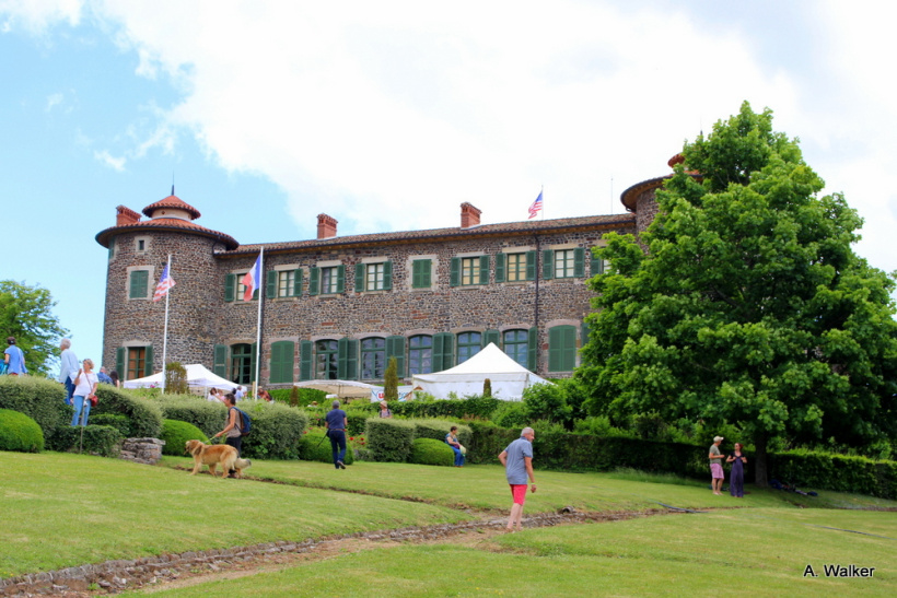 Le château de Chavaniac-Lafayette.