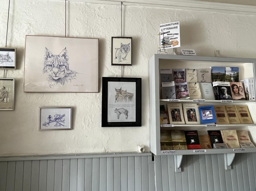 Tableaux ou livres, tout est local.