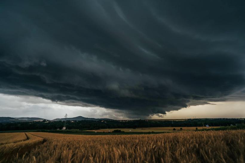 L'orage du mercredi 21 juin était impressionnant.