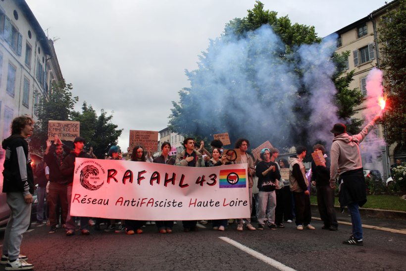 Beaucoup de forces unies contre l'extrême droite, dont le collectif du Rafahl.
