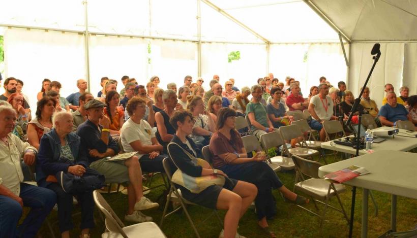 La conférence de Catherine Lenne a réuni une centaine de personnes.