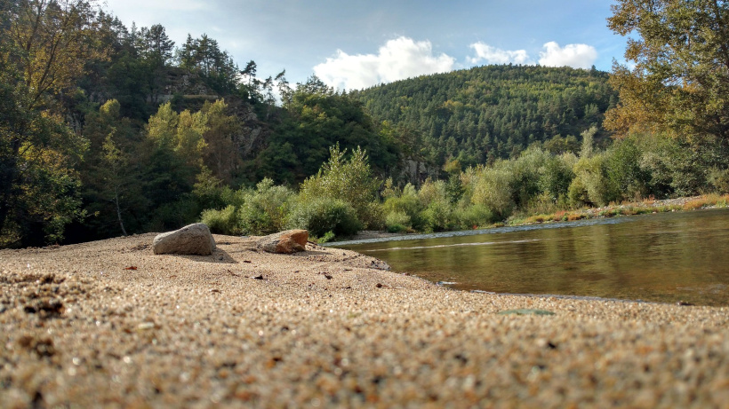 La Loire au Pont de Chadron.