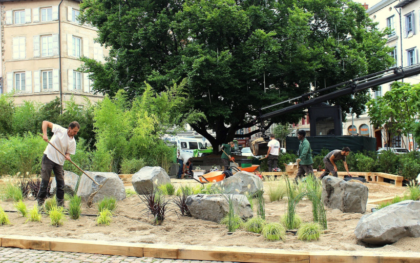 jardin éphémère le puy en velay mairie