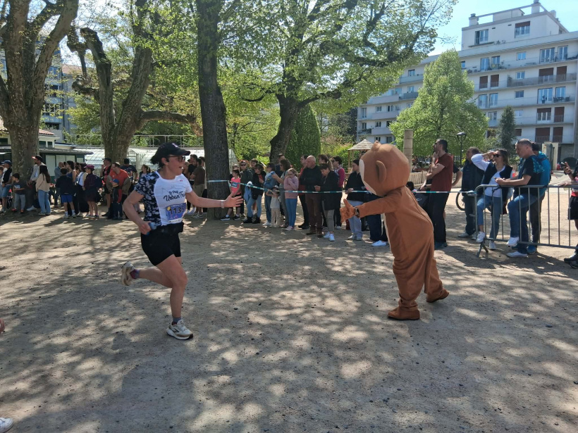 La fierté à l'arrivée