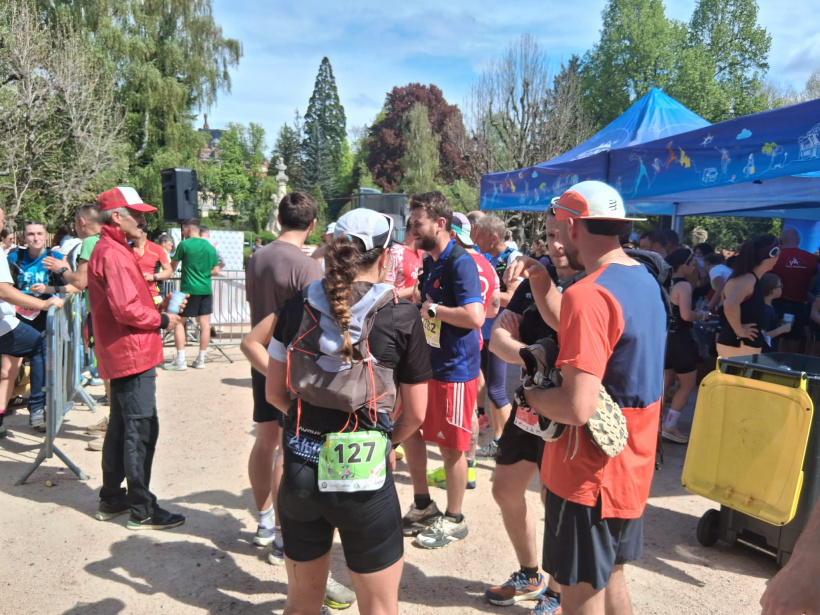 Un passage bien mérité par le ravito d'arrivée