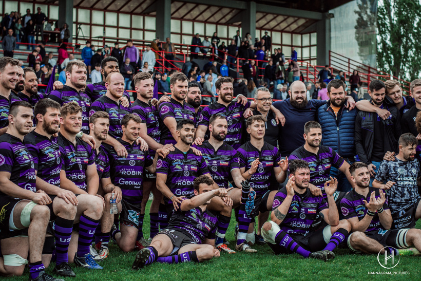 L'équipe au grand complet lors du dernier match de la saison.