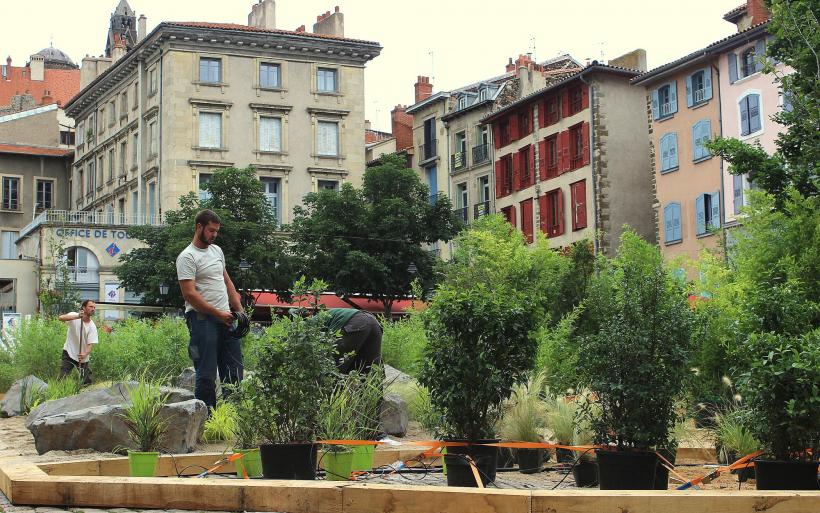 jardin éphémère le puy en velay mairie