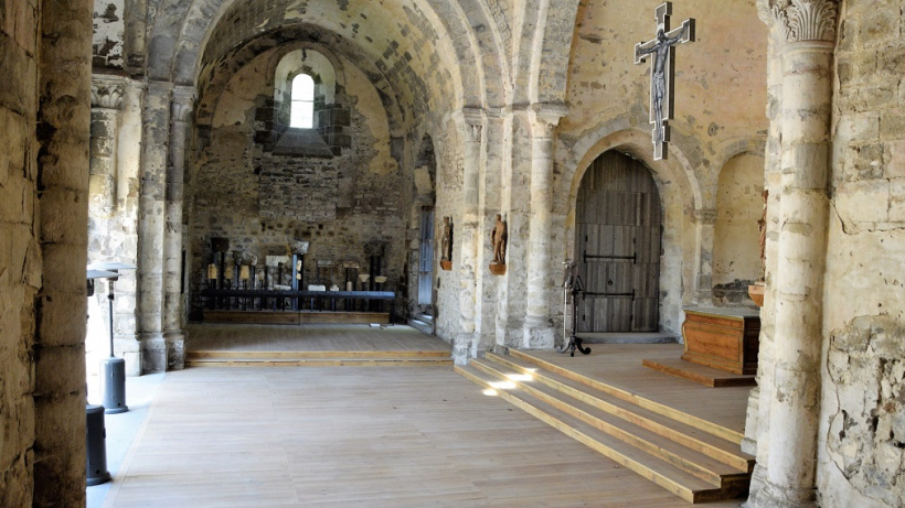 La reconstitution de l'église