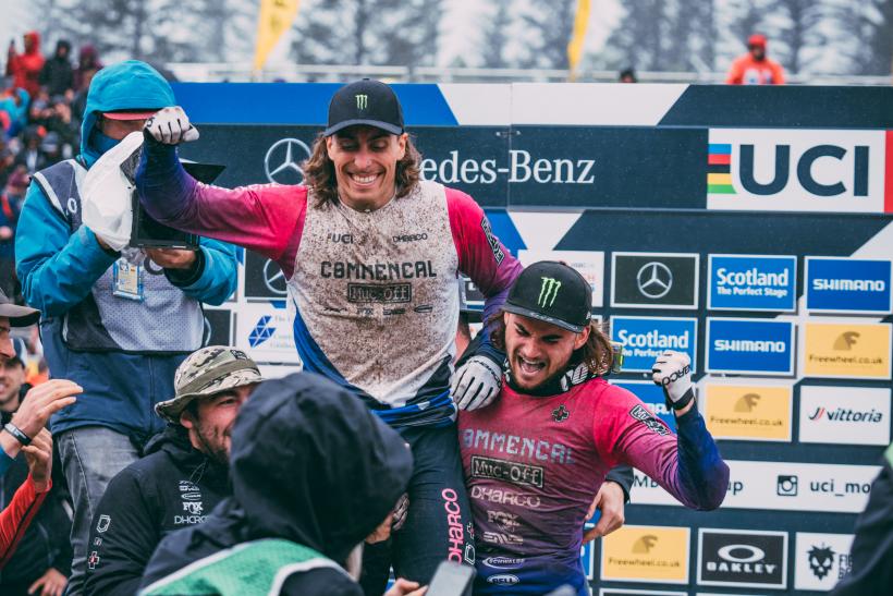 Amaury Pierron reste en pole position de la coupe du monde de VTT de descente.