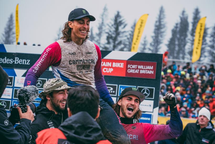 Amaury Pierron reste en pole position de la coupe du monde de VTT de descente.