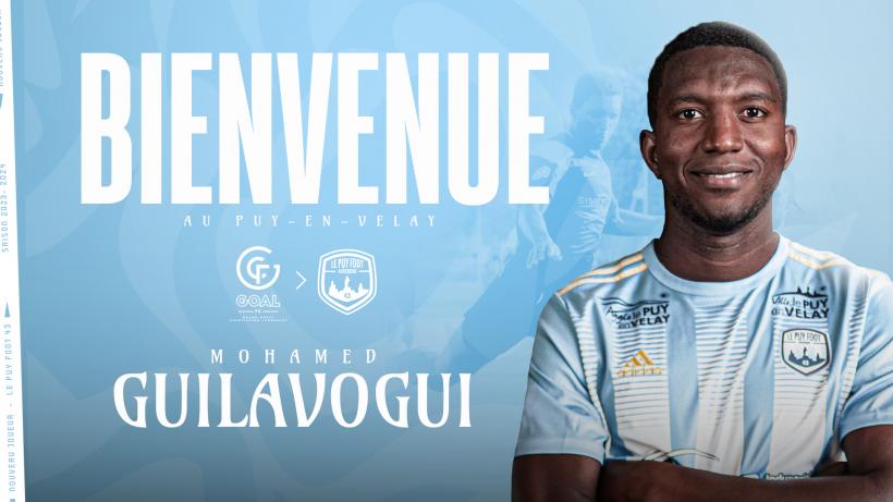 Mohamed Guilavogui, attaquant de 26 ans arrive au Puy Foot