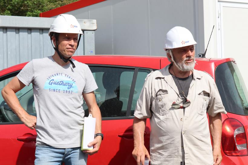 Sylvain Lecuna, EDF et Roberto Epple, SOS Loire vivante