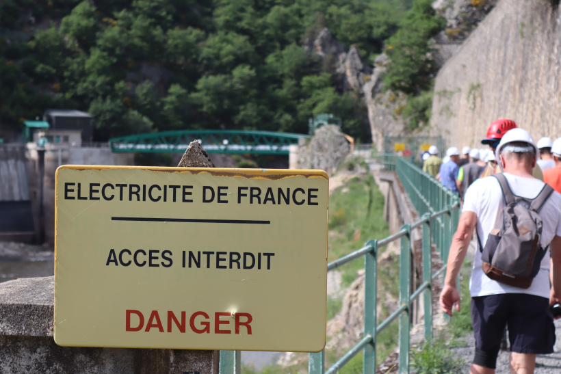 Le barrage "Nouveau Poutès"