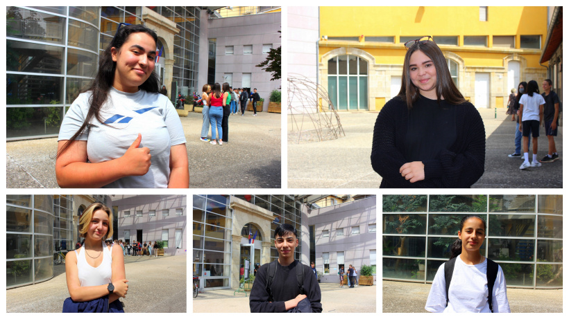 Sirine, Yasmine, Saïla, Ottman et Aimée.