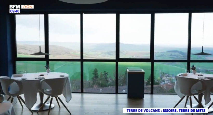 Le restaurant Origines au Broc, dans le reportage de BFM.