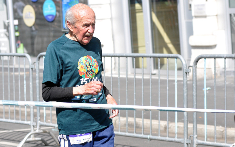 Charly Bancarel pendant les 15 km du Puy de 2022