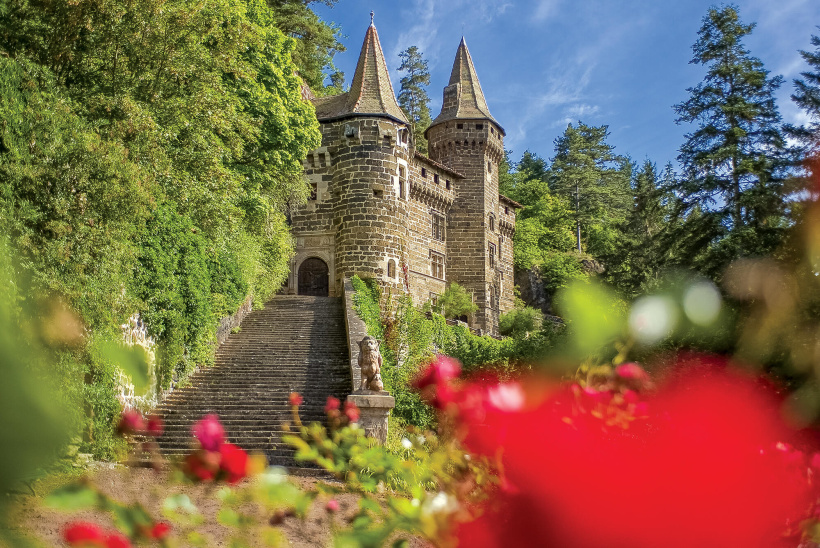 Le majestueux Chateau de la Rochelambert à Saint-Paulien.