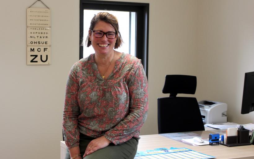 Christine Butez, médecin généraliste dans la Maison médicale de Lavoute/Loire.