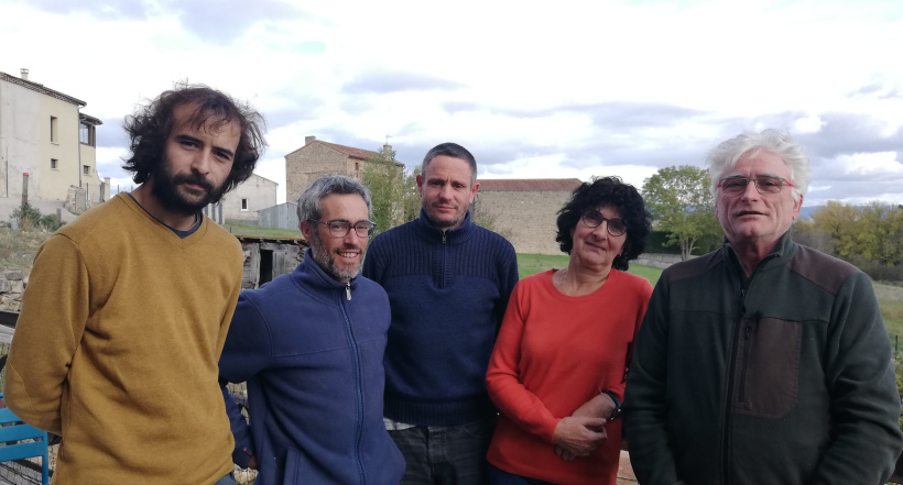 Les représentants de la Confédération paysanne Haute-Loire
