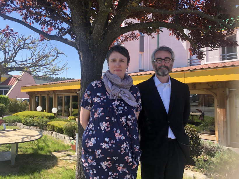 Emmanuelle Poumeau de Lafforest et Hugues Caro (Reconquête).