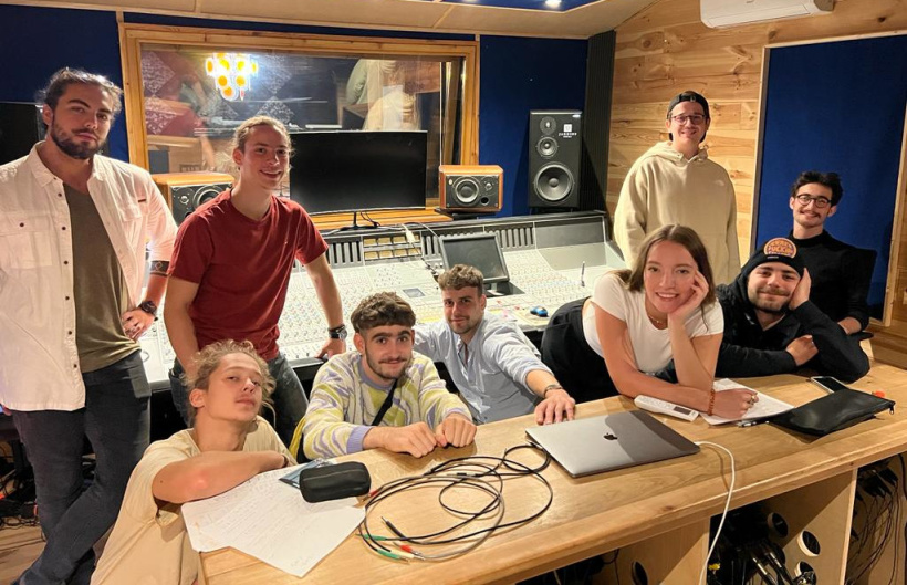 Lors de la pré-production de l'album à la Chomette le 23 septembre 2023.