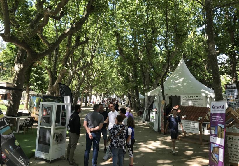 Dans les allées du jardin Henri Vinay