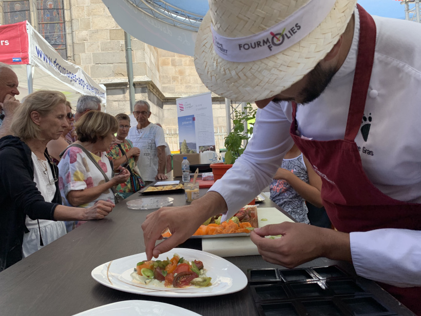 Les chefs vont rivaliser d'ingéniosité pour faire découvrir la fourme d'Ambert.
