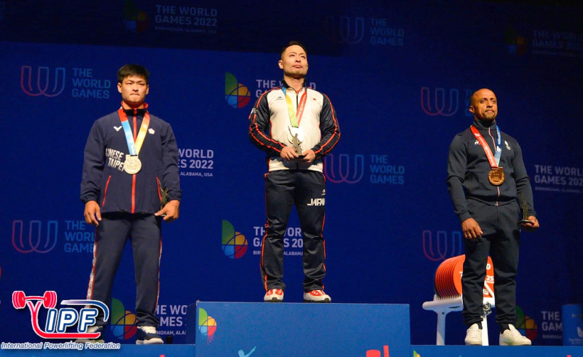 Hassan El Belghiti est 3e aux Jeux mondiaux 2022 de force athlétique poids légers.