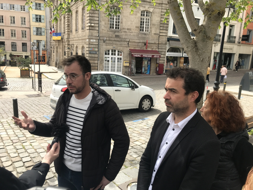 Laurent Johanny, aux côtés de Fabien Surrel, après les écoutes compromettantes.