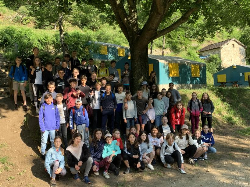 Les élèves de l’association sportive du collège Jules Vallès au Puy