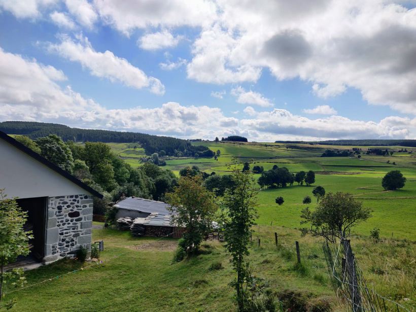 Fay-sur-Lignon à la fin de l'été.