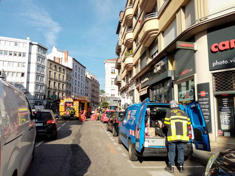 Suspicion de fuite de gaz rue Portail d'Avignon au Puy.