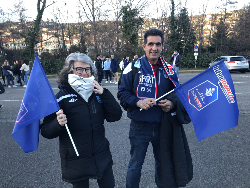 Jean Pierre et Martine Bonnefoy sont venus Chateauneuf de Randon !