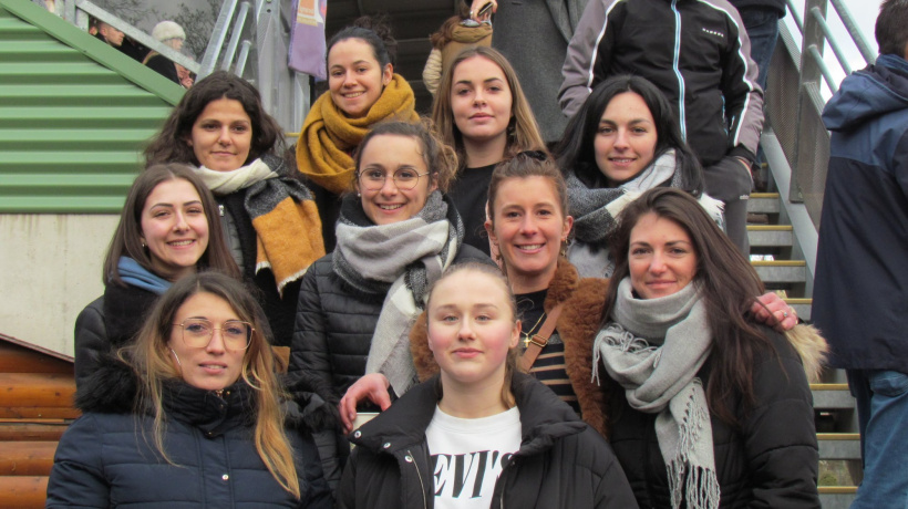 L'équipe de rugby féminine du Puy en Velay