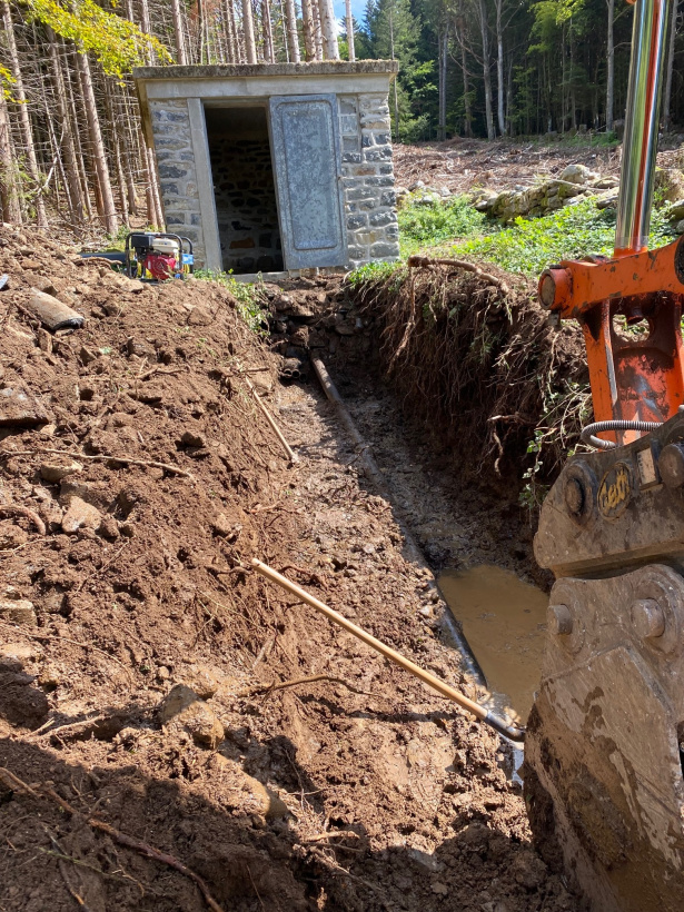 Des travaux de sécurisation de la ressource en eau potable effectués à Queyrières.