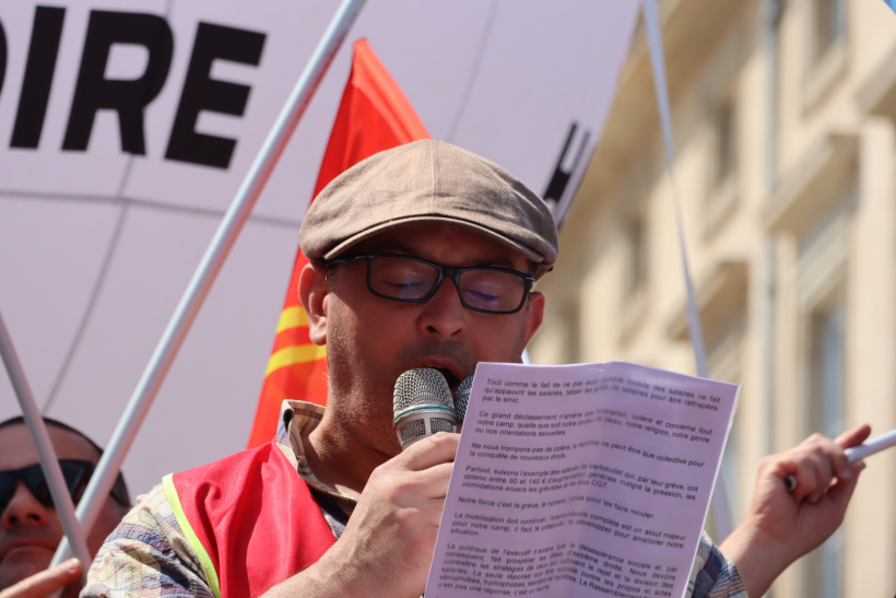 Pierre Marsein, Secrétaire général de la CGT en Haute-Loire.