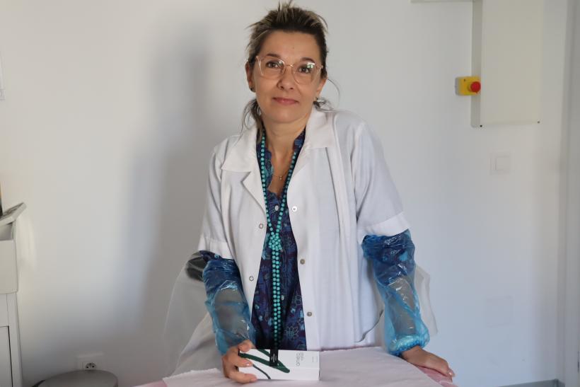 Cécile Chenard est dermographiste depuis 15 ans. 